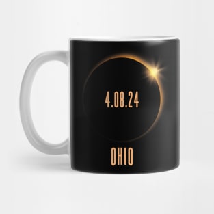 North America Total Solar Eclipse 2024 Ohio USA Mug